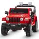 高档红儿童电动车四轮驱越野车网1 7岁宝宝遥动玩控汽车具车可坐