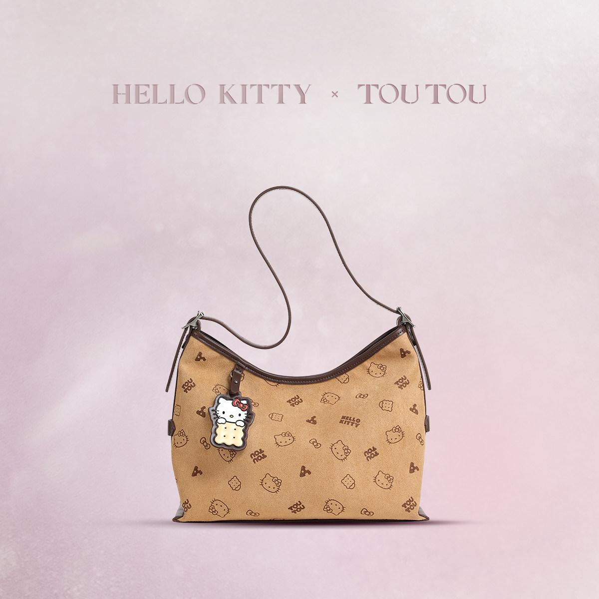 TOUTOUhellokitty凯蒂猫哈喽kt秋冬麂皮大容量腋下托特包生日礼物,箱包皮具/热销女包/男包,托特包,淘宝优惠券,粉丝福利购,淘宝优惠卷