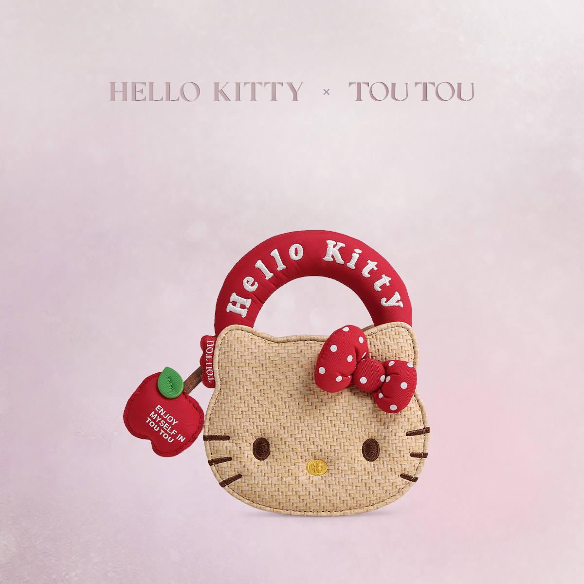 TOUTOUhellokitty三丽鸥编织草编包包儿童小学生女孩女生生日礼物