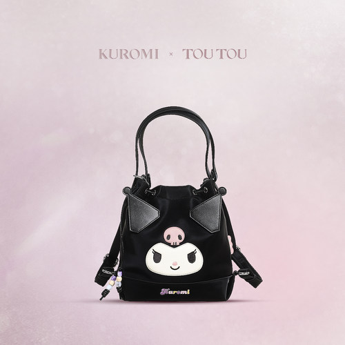 TOUTOUKuromi三丽鸥库洛米水桶包双肩包单肩包儿童小女孩生日礼物
