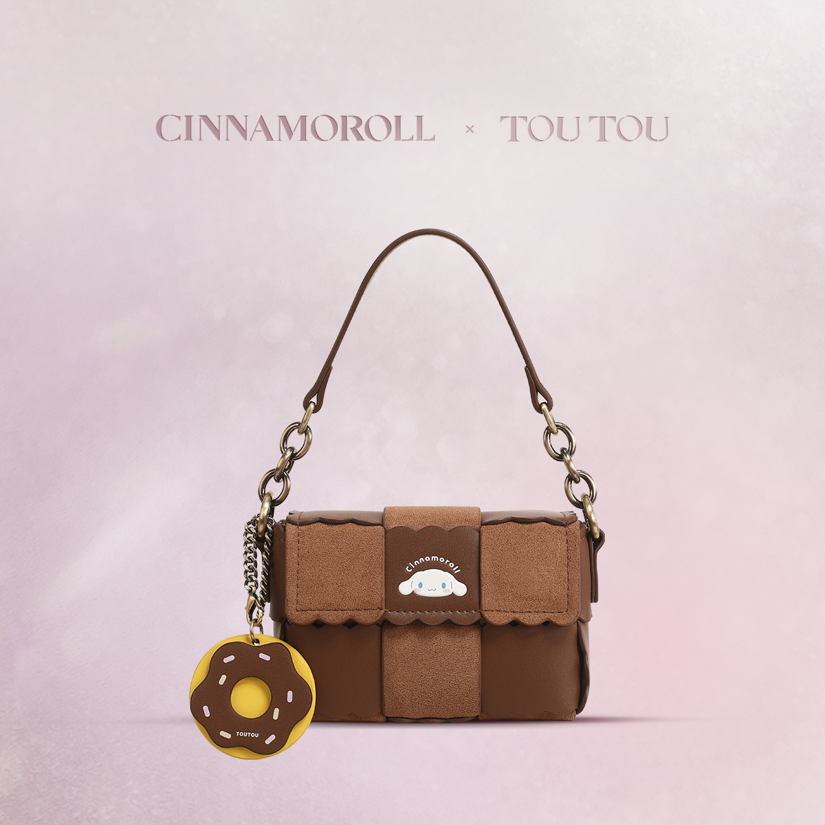 TOUTOUxCinnamoroll玉桂狗小方包三丽鸥大耳狗手提斜挎包生日礼物