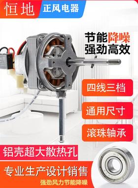 Zc2272 Fs-45电动风扇电机纯铜线落地风扇电机配件220V65W静音大