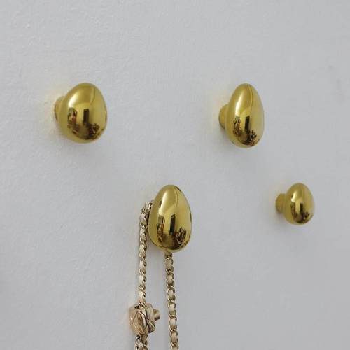 轻奢派金色陶瓷水滴挂钩进门玄关现代简约创意高级感免打孔挂衣钩