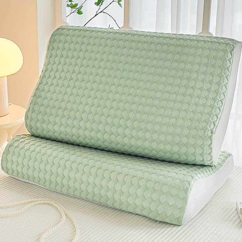 纯色凉感丝冰丝枕套乳胶枕头专用40x60儿童30x50枕头套单个装家用