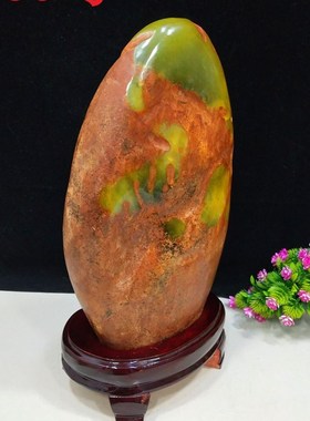 现货秀玉原石奇石天然石头摆件岫岩玉画面观赏石家居礼品收藏镇宅