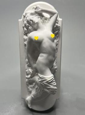 北欧复古浮雕罗马欧式人物雕塑石膏像家居装饰艺术民宿桌面摆件