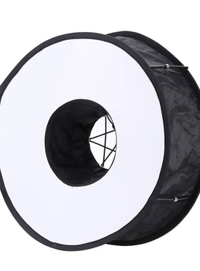 46cm 易折叠 闪光灯环形柔光箱 微距 柔光罩 D2921