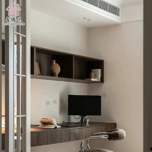 南京厂家生产销售书房厨房复古风四扇双开门玻璃折叠门