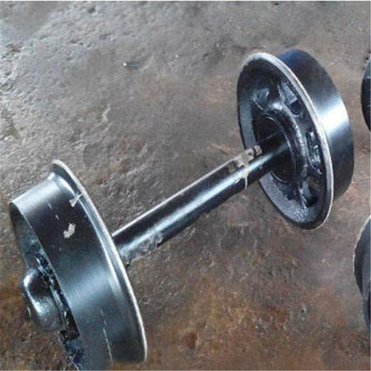 山东中矿矿用车轮对铸钢矿车轮 直径350mm轮对 1吨矿车轮对优惠