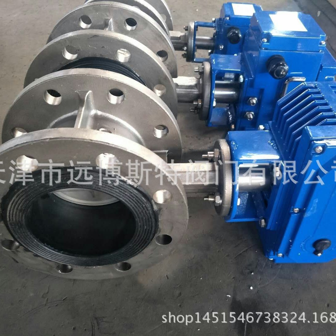 电动不锈钢法兰蝶阀 D941X-16P  化工 石化 窑炉  环保水处理蝶阀