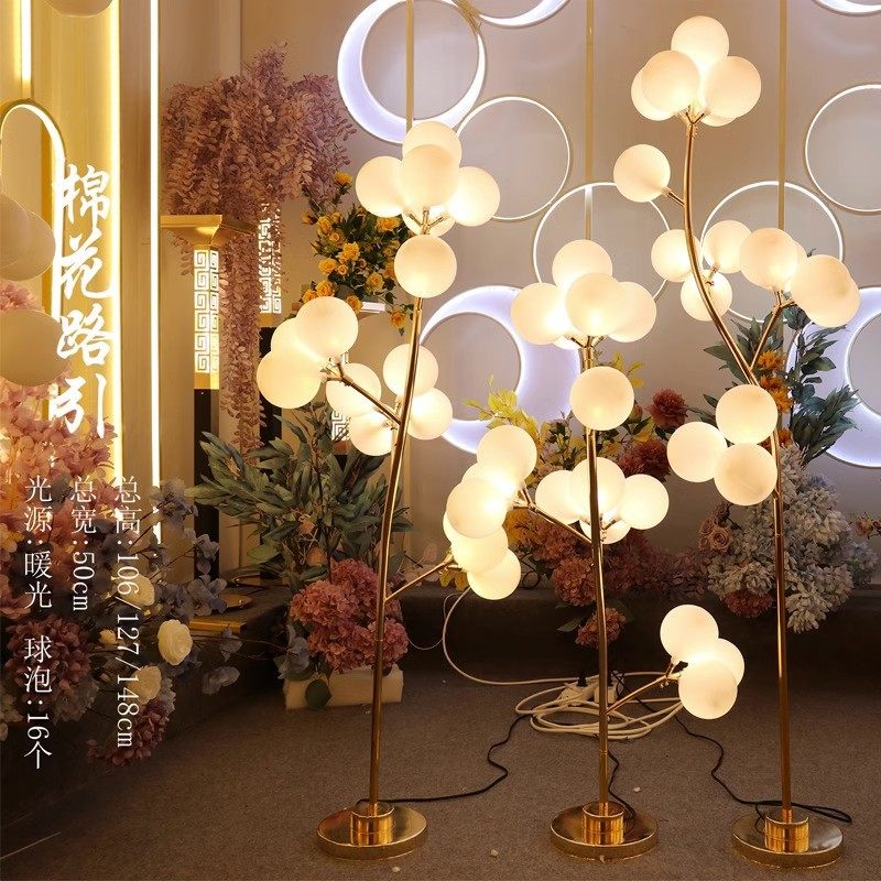 棉花路引三件套婚庆道具铁艺装饰舞台场景布置发光圆球工艺品路引,模玩/动漫/周边/娃圈三坑/桌游,文化/体育周边,淘宝优惠券,粉丝福利购,淘宝优惠卷