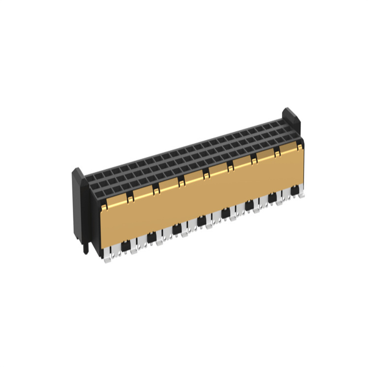 德国ERNI474473垂直式母型1mm75pin数据传输率25Gbit/s抗电磁干扰