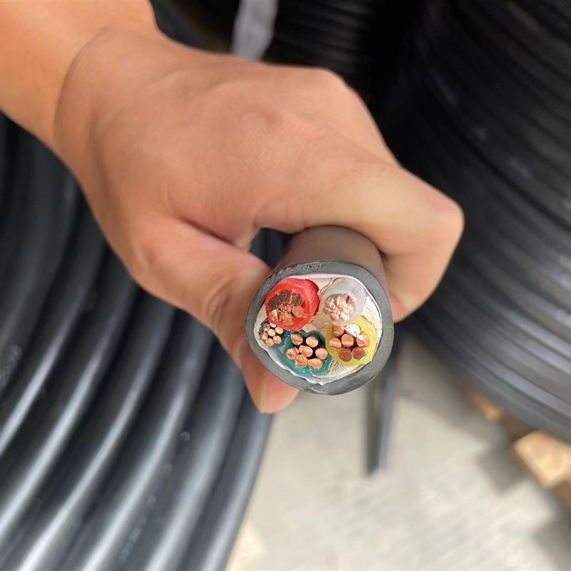 5芯25平方铜电缆线yjv4*25+1*16平方5*25平方3+2铜芯电线25平方