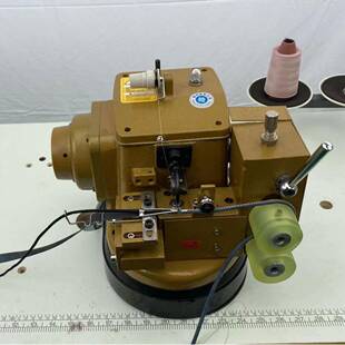 圆绳缝皮机皮革抽绳机一机多用单针自动纤条机数据线裘皮机缝合机