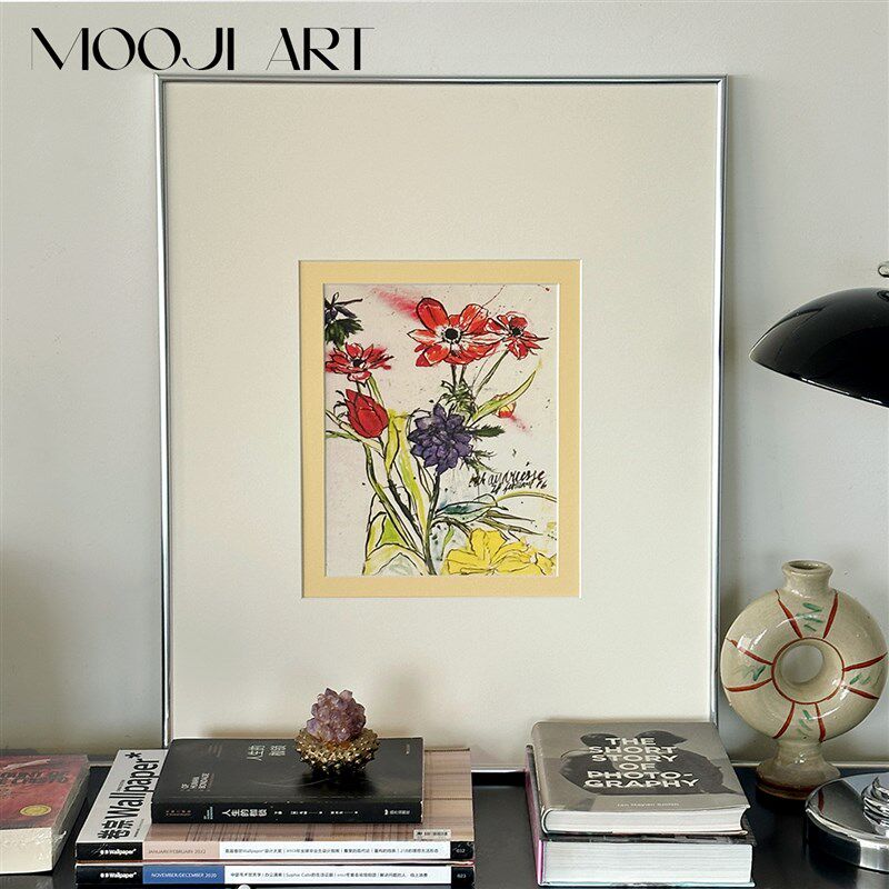 花的乐章】木吉中古艺术客厅背景墙装饰画卧室床头挂画玄关壁画
