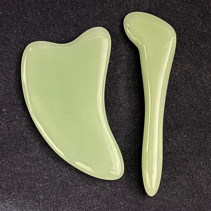 东陵玉刮痧板天然玉石面部提拉眼部拨筋美容院专用刮脸板颈部按摩