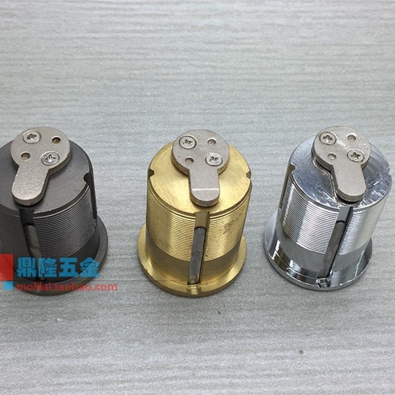 超B级美式螺纹锁芯别墅实木门锁芯大拉手锁芯 门锁配件 防盗门锁