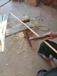 菜棚竹片搭架竹弓子篾弓竹龙骨DIY竹片保温棚材料蔬菜架子竹篱笆