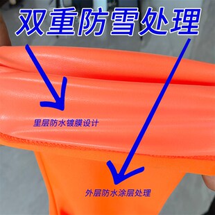 防雪鞋套雪套冰爪户外全包雪地防滑鞋套男女儿童玩雪滑雪雪乡装备