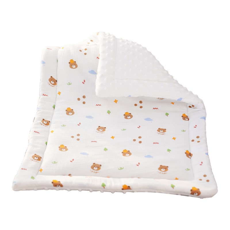 尿布台垫子新生儿宝宝护理台纯棉软垫婴儿床配件抚触台豆豆绒床垫
