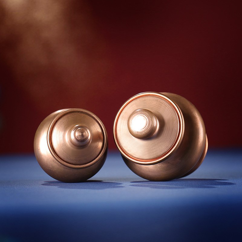 红铜摩尼宝瓶光面贡西藏式铜制抛光吉祥壶地藏龙王摆件工艺品居家