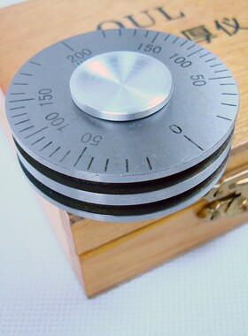 包邮滚轮式湿膜厚度规,轮规QUL湿膜测厚仪滚轮厚度规200um100um