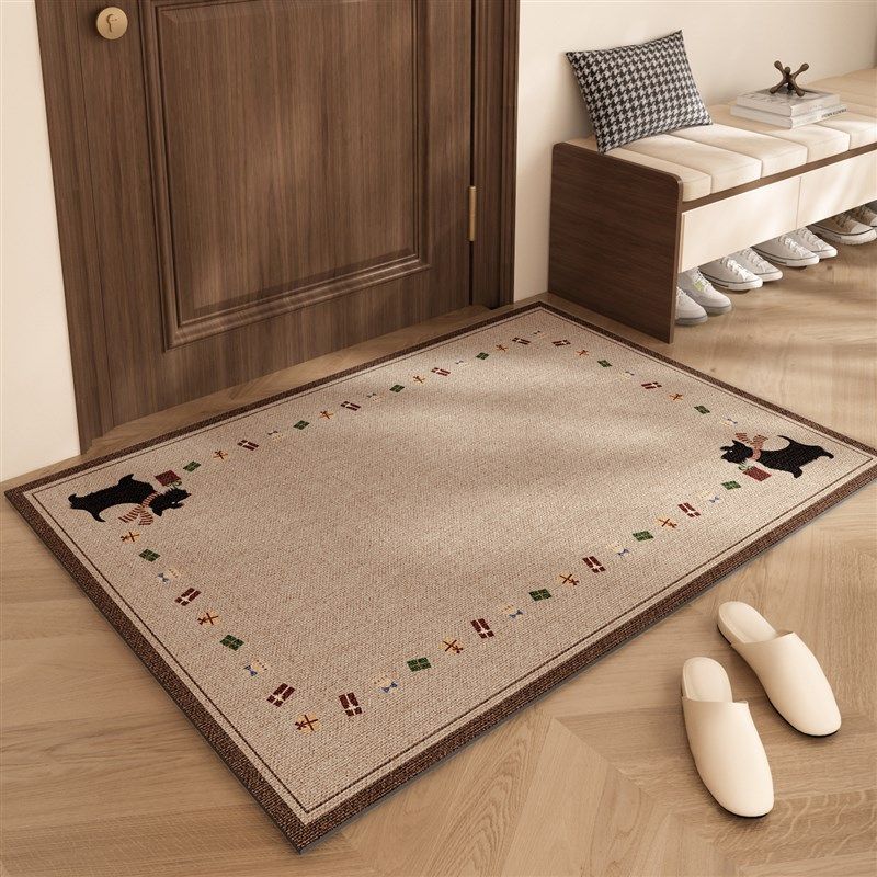 入户地毯仿剑麻门口进门地垫玄关室外门垫硅藻泥吸水脚垫简约素色,居家布艺,入户地垫,淘宝优惠券,粉丝福利购,淘宝优惠卷