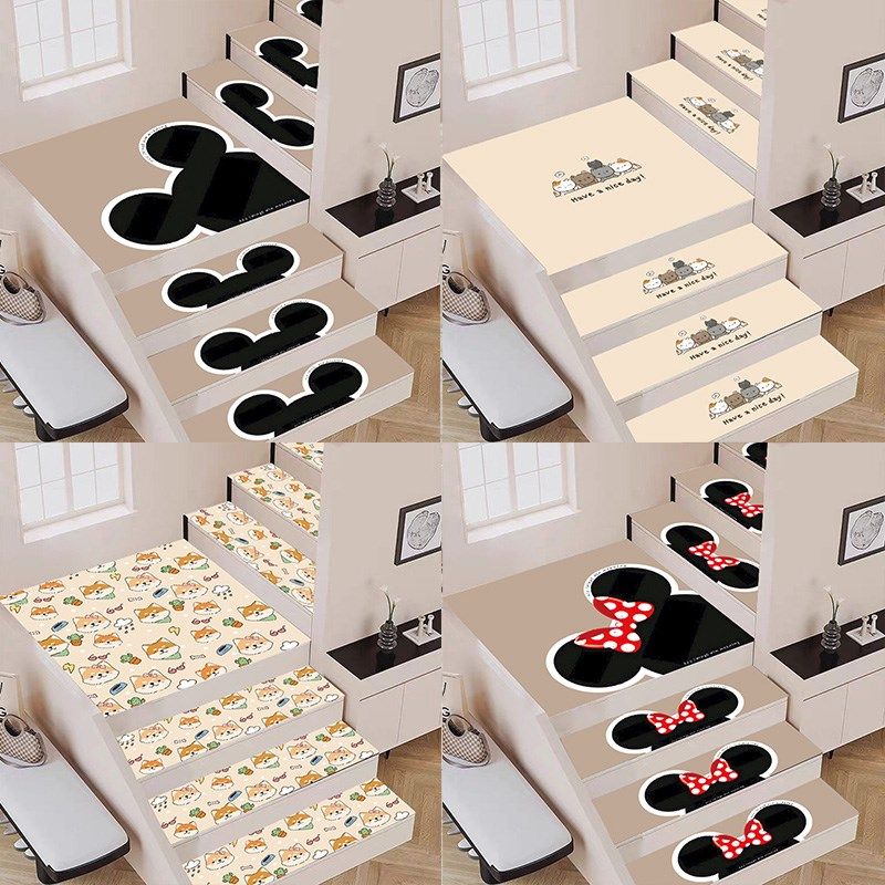 卡通楼梯踏步垫免胶自粘防滑地垫子室内满铺台阶阶梯式可定制地毯,居家布艺,楼梯垫,淘宝优惠券,粉丝福利购,淘宝优惠卷