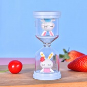 时间沙漏计时器儿童防摔5 30分钟半小时学习专用漏斗流沙摆件