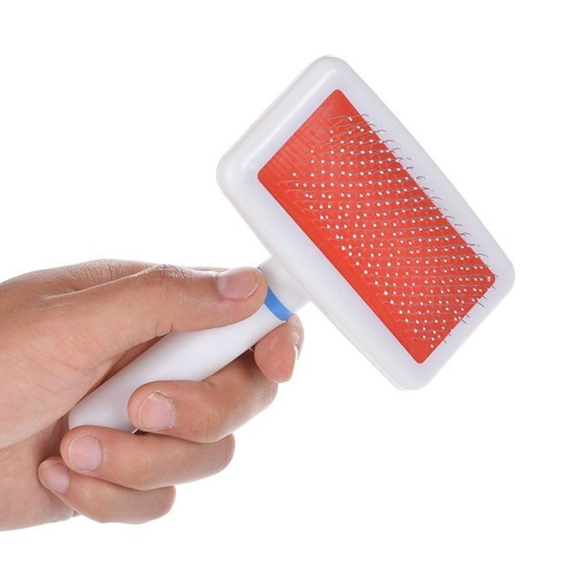 白色宠物梳子针梳狗毛刷泰迪狗刷毛梳 狗狗梳子用品 一件包邮!