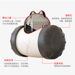 狗狗猫咪漏食器狗玩具耐咬解闷不倒翁益智宠物智商智力独处自嗨