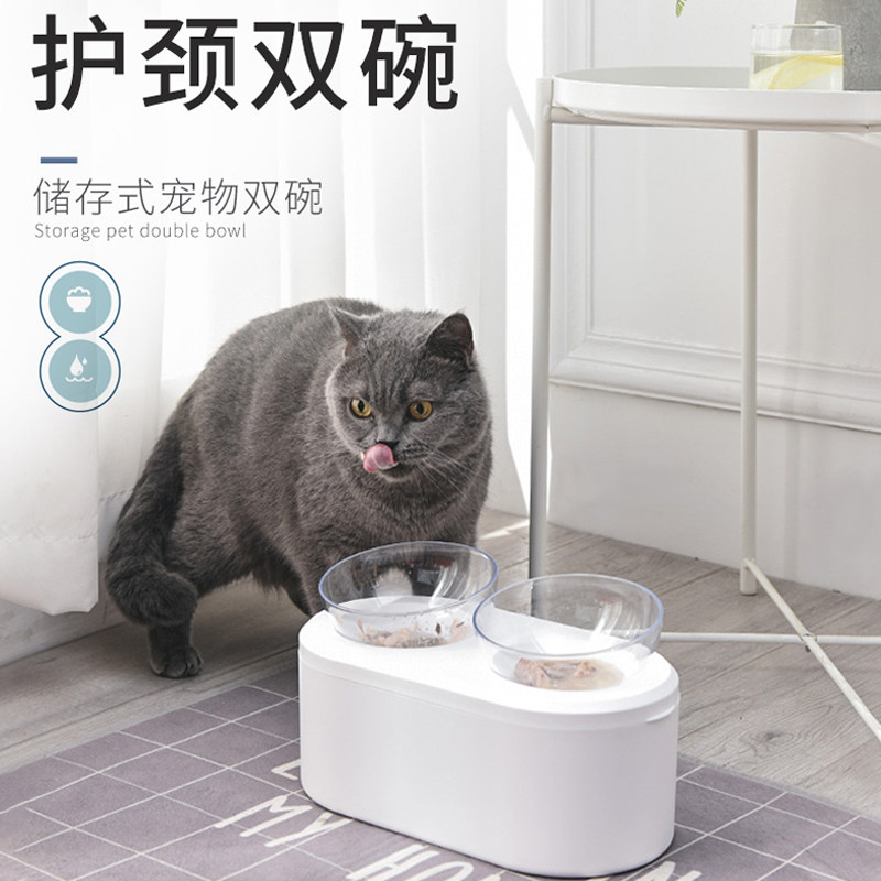 猫碗狗碗狗盆宠物双碗自动饮水保护颈椎狗狗食盆猫粮饭盆猫咪用品,宠物/宠物食品及用品,猫狗碗/慢食碗,淘宝优惠券,粉丝福利购,淘宝优惠卷