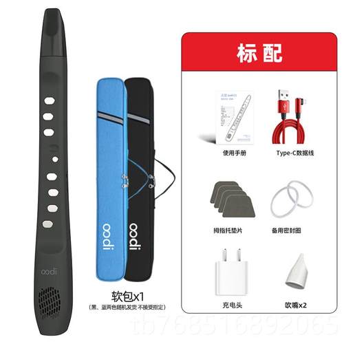 高档无款oo笛di入C1电吹管2023初学门无笛电吹管笛子葫芦丝电子萨