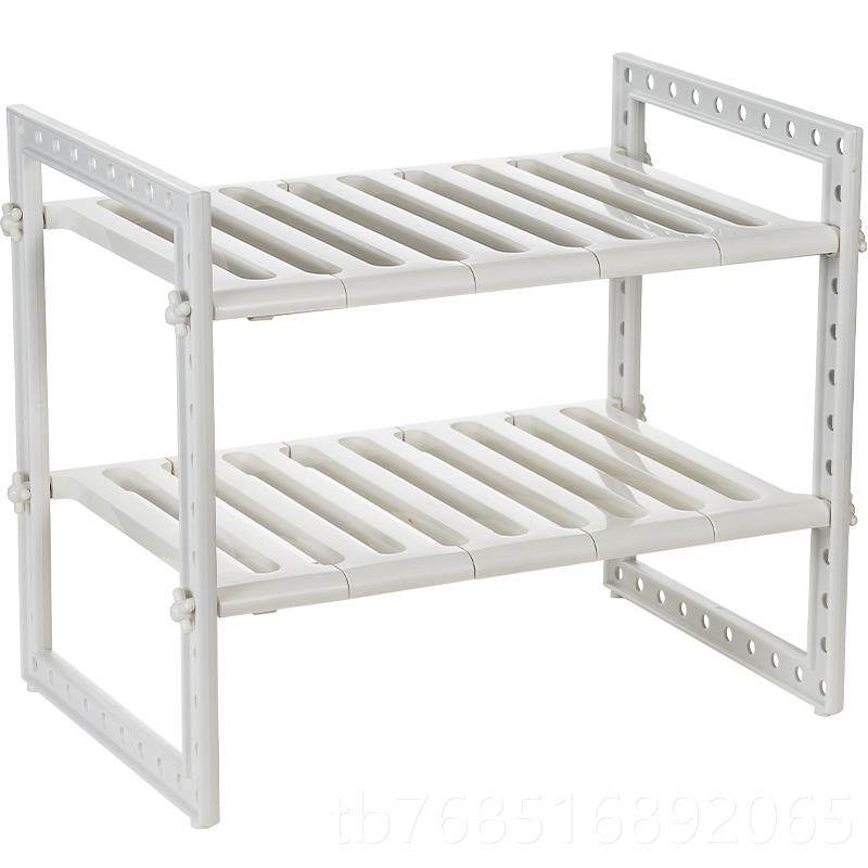 高档韩国进口伸缩下水槽置放物架橱柜分层免打孔收纳可架锅厨房架,厨房/烹饪用具,厨房置物架/置物柜/角架,淘宝优惠券,粉丝福利购,淘宝优惠卷