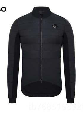 高档MBO子绗袖棉保暖骑行夹克C381冬户外公秋路车动装备男长外套