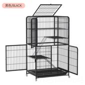 高档成年咪笼子三层特价 超大号猫别墅笼家用猫笼猫舍小型幼猫带猫