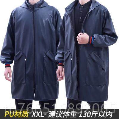 高档长款皮油衣加绒男士秋冬加厚房皮革罩防水家用厨围裙工作衣服,家庭/个人清洁工具,围裙,淘宝优惠券,粉丝福利购,淘宝优惠卷