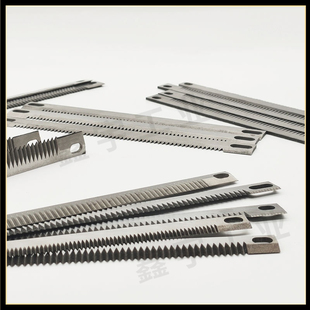 包装机齿刀/一字型齿形刀片/横封切刀/立式枕式机配件/高速钢齿刀