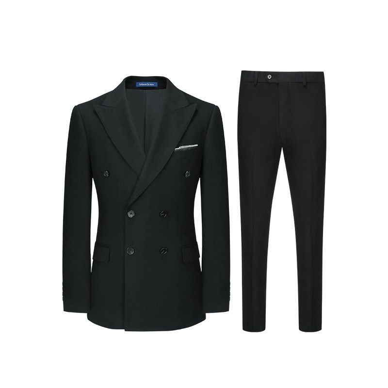 澳嘉男西装毛呢冬季加厚套装结婚西服新郎结婚西装结婚礼服男士