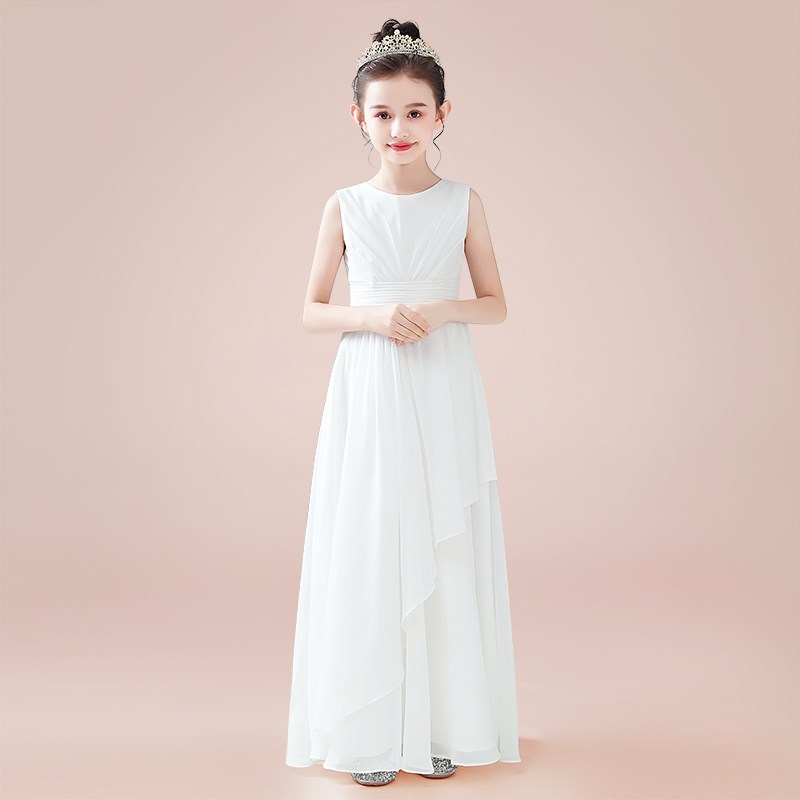 呦皮皮高定礼服女童小提琴乐团合奏演出服儿童大合唱指挥礼服裙夏