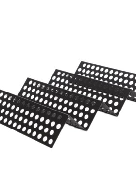 新中式几何金属多孔屏风样板房售楼部酒店玄关客厅简约装饰品摆件