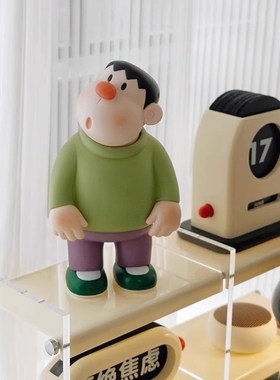 歪头胖虎手办卡通动漫桌面摆件男女送人生日礼物玩偶玩具家居摆件