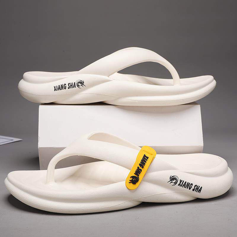 高货小众人字拖男夏季高级感外穿厚底防滑踩屎感拖鞋男士潮流越南