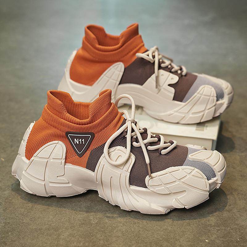 正品高货莆田椰子男鞋2025新款夏季透气网面飞织袜子鞋青少年机甲,流行男鞋,时尚休闲鞋,淘宝优惠券,粉丝福利购,淘宝优惠卷