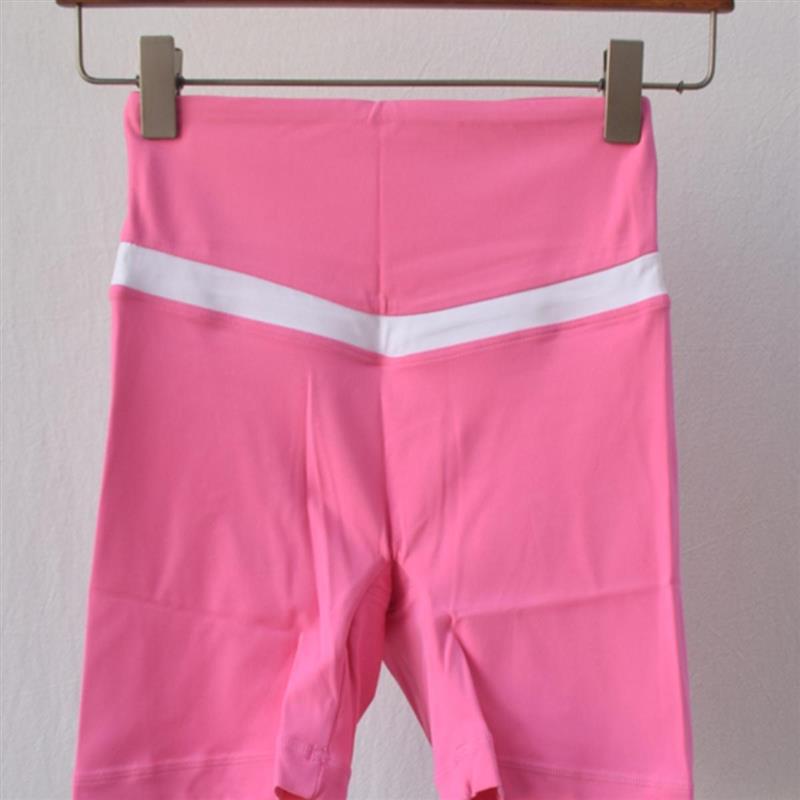 正品高货XCAD1780花色折扣瑕疵高腰瑜伽裤拼色裸感健身短裤跑步运
