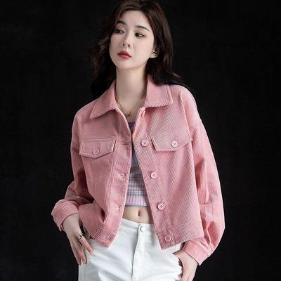 正品高货灯芯绒短外套休闲