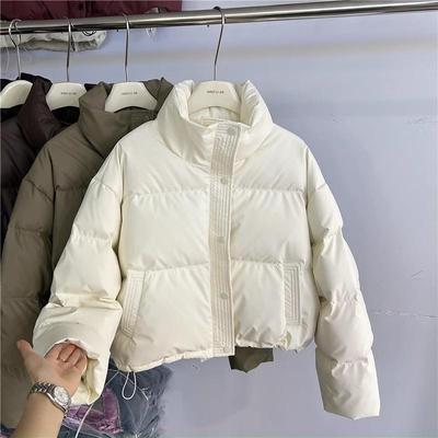 正品高货韩系短款立领羽绒