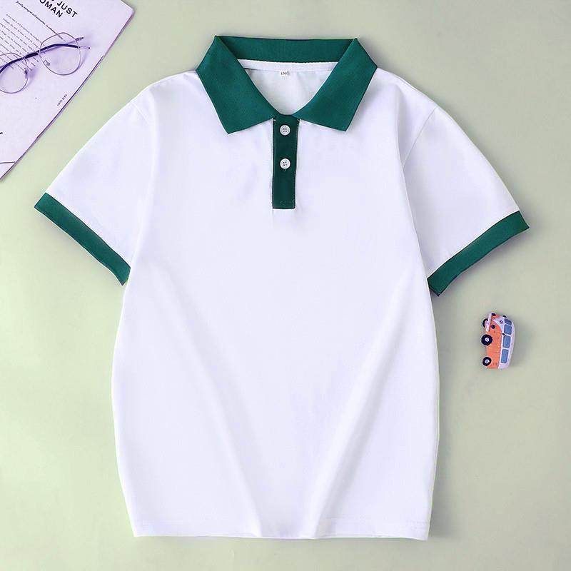 正品广西钦州市第三中学校服短袖上衣Polo衫夏季墨绿校服园服班服
