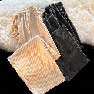 卫裤 子女秋季 港风宽松直筒垂感 高货K59Pexrozna潮牌灯芯绒裤 正品