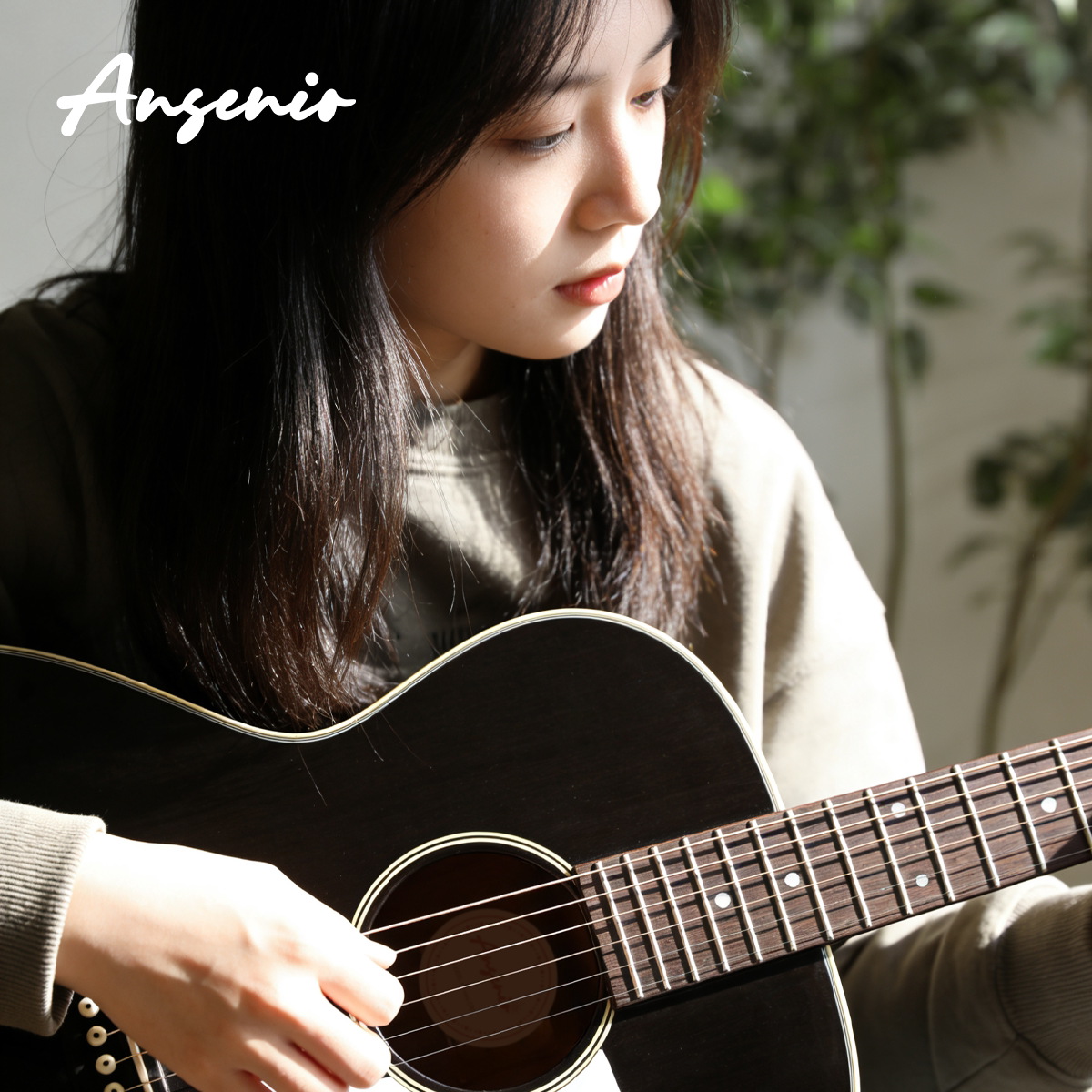 Ansenio安森L00面单民谣吉他D10/AS-mini/DS-mini初学者入门正品